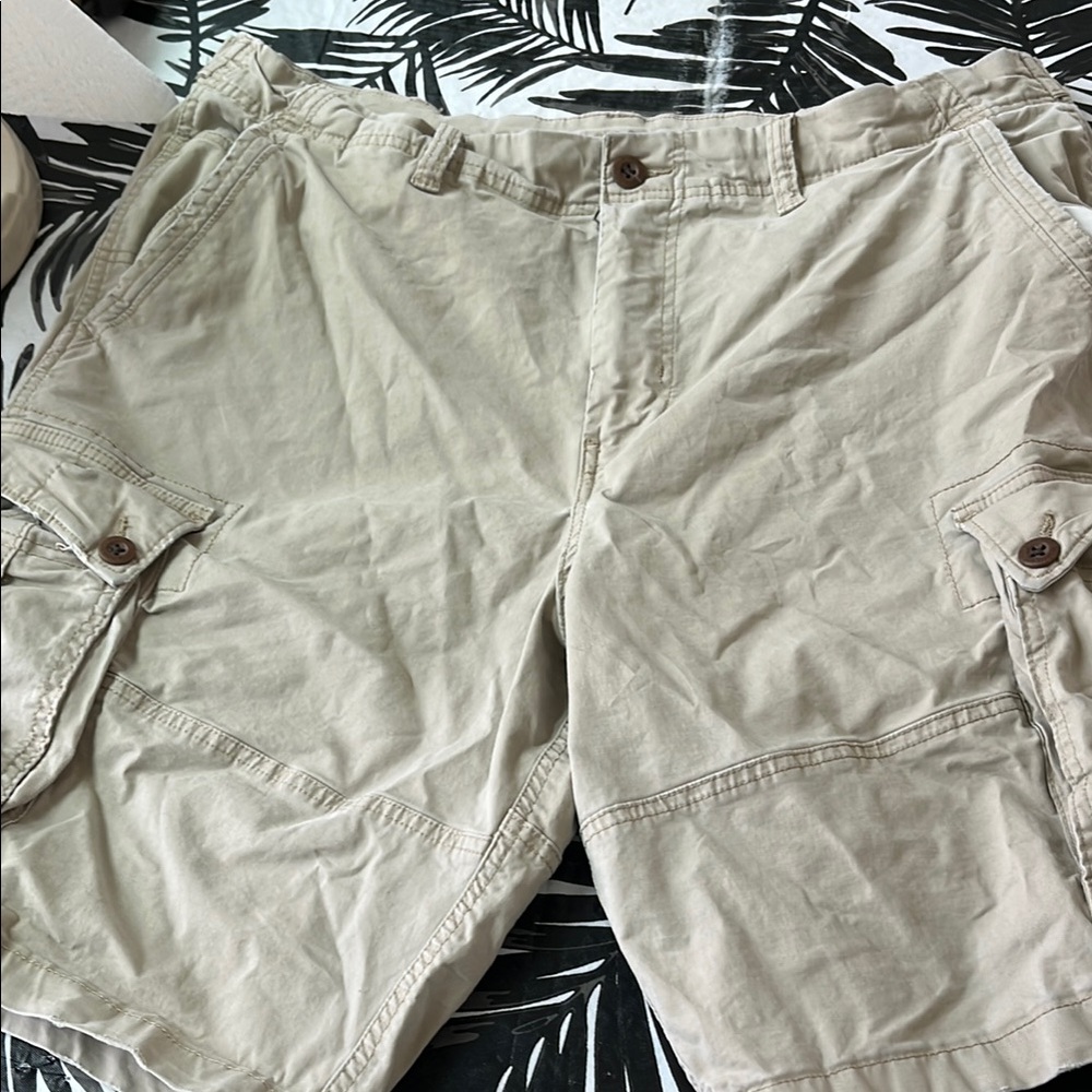 American Eagle Outfitters Beige Cargo Shorts